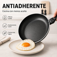Sartén antiadherente de aluminio para inducción