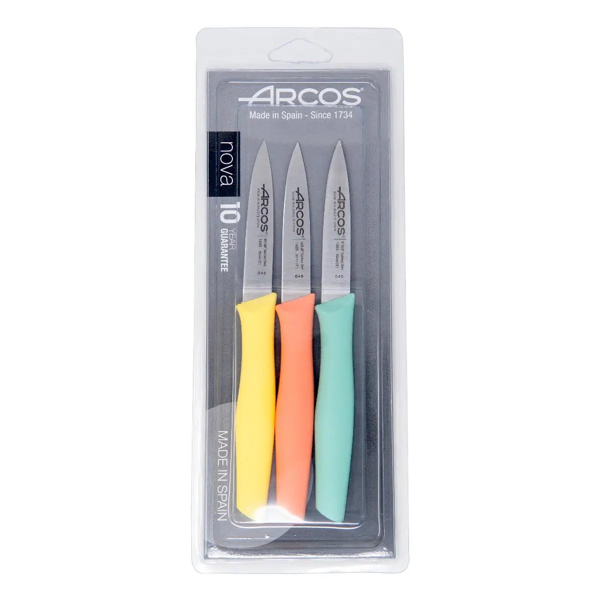 Set de 3 cuchillos mondadores Arcos Nova