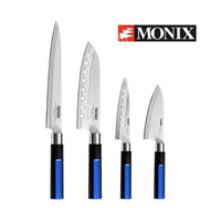 Set de 4 cuchillos de cocina japoneses Monix Solid+