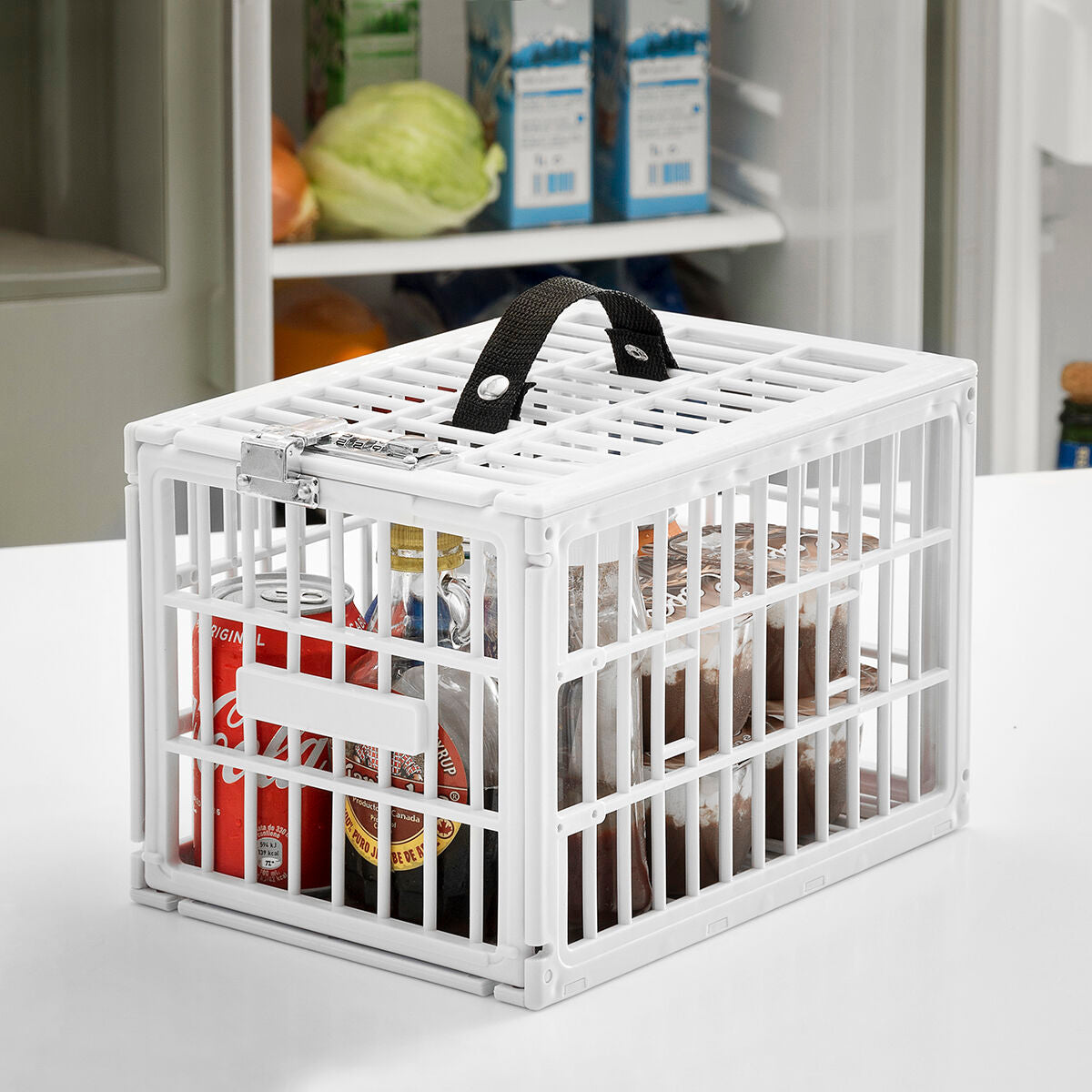 Caja de seguridad con candado para la nevera