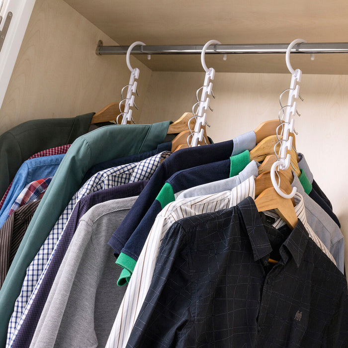Organizador de perchas para 40 prendas