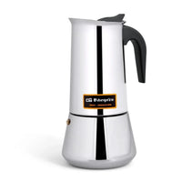 Cafetera italiana de acero inoxidable