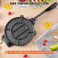 Prensa de tortillas de hierro fundido