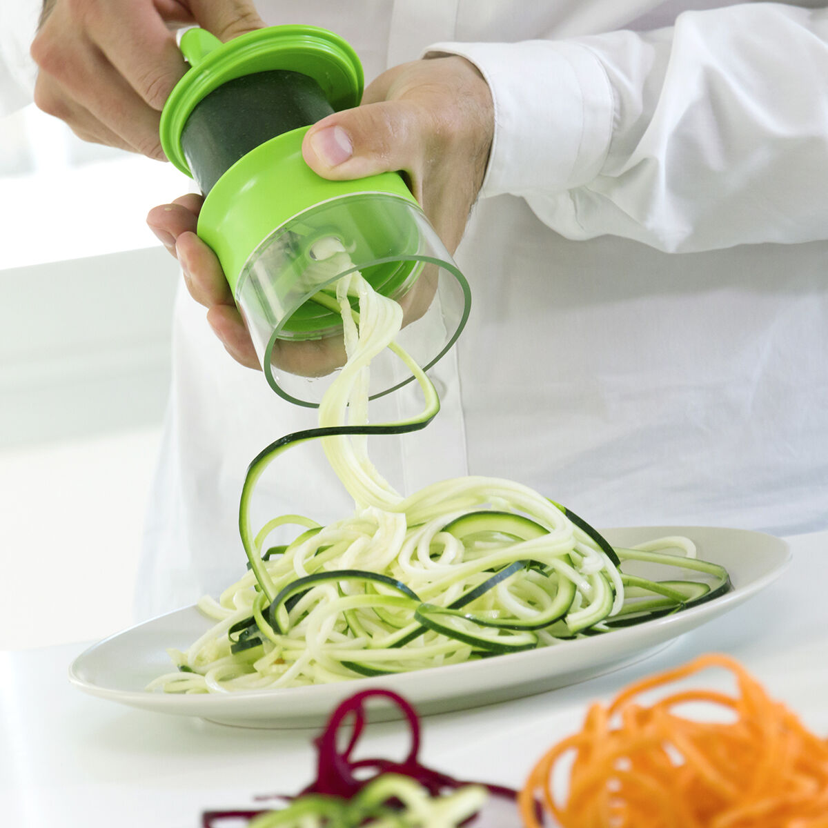 Cortador de verduras en espiral