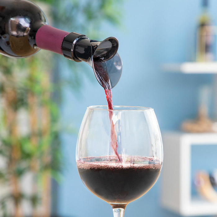Tapón vertedor y aireador de vino 2 en 1